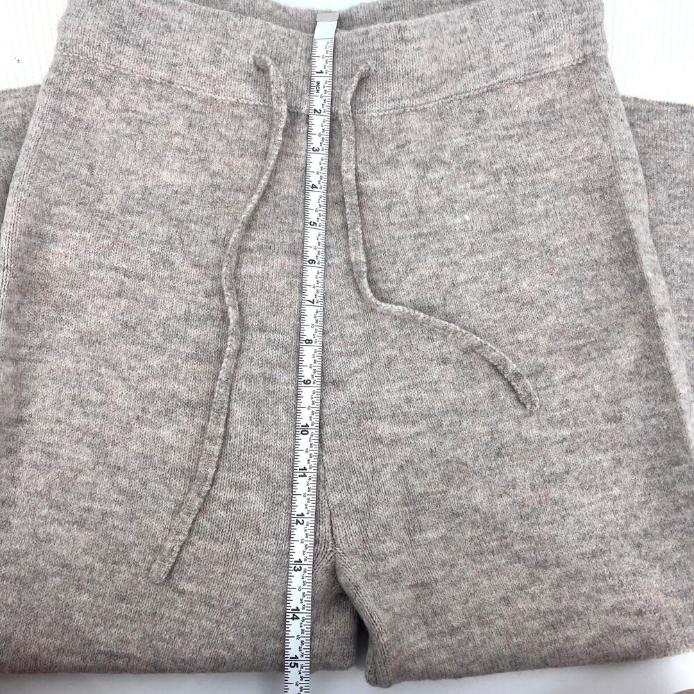 World Market Lounge Casual Pants Oatmeal Cream Drawstring Waist Size S/M NWT - Picture 4 of 8